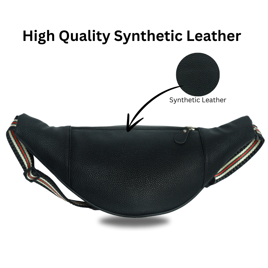 ZAIS`LEATHER Waist Bag Funny Pack